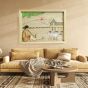 Village 3D Bamboo Frame 11*8 inch || Handicrafts Wall Décor || Saras Aajeevika