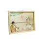 Village 3D Bamboo Frame 11*8 inch || Handicrafts Wall Décor || Saras Aajeevika