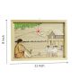 Village 3D Bamboo Frame 11*8 inch || Handicrafts Wall Décor || Saras Aajeevika