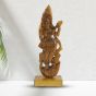 Wooden Maa Saraswati Statue 10 Inch || Handicrafted by SHG || Saras Aajeevika 