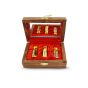 Attar Wooden Gift Box Unisex - x 3 || Kashmiri Oud (6ml x 1), Shanaya (6ml x 1), Ambar Wood (6ml x 1) || Unique Collection of Natural Attar from Kannauj || Saras Aajeevika