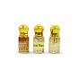 Attar Wooden Gift Box Unisex - x 3 || (Pachauli (6ml x 1), Floral Bloom ((6ml x 1), Sandal Rose (6ml x 1) || Unique Collection of Natural Attar from Kannauj || Saras Aajeevika