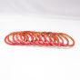 Lac Bangles Red Set of 12 || Saras Aajeevika