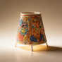 Goat Leather Round Lamp Shade Ganesha 5 inch || Saras Aajeevika