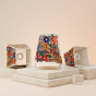 Goat Leather Square Lamp Shade Flower 5inch || Saras Aajeevika