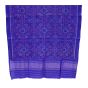 Handloom Patola Shawal (Woolen & Pure Silk) || Blue || Saras Aajeevika