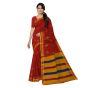 Iikal Kasuthi Cotton Saree || Handloom || Marron Color with 80cm Blouse || Saras Aajeevika