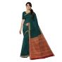 Iikal Soft Silk Saree || Handloom || Bottle Green Color with 80cm Blouse || Saras Aajeevika