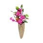 Artificial Jute Bouquet with Pink Wooden Flower || Saras Aajeevika
