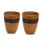 Terracotta Glass Set 300ml || Set of 2 || Saras Aajeevika