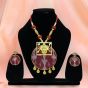 Handmade Sambalpuri Fabric || Maa Durga Golden Oxidized || Necklace Set || Saras Aajeevika