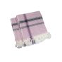 Handloom Cotton Towel 1.75 meter || Color Pink, Blue Line || Set of 2 || Saras Aajeevika