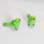 Etikoppaka Wooden Toys Green Bird || Set of 2 || Saras Aajeevika