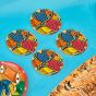 Kalighat Bird Painting Wooden Tea Coaster || Set of 4 || Saras Aajeevika