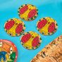 Kalighat Owl Painting Wooden Tea Coaster || Set of 4 || Saras Aajeevika