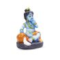 Polyrasin Krishna with Makhan || Blue Color || 4 inch || Saras Aajeevika