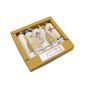 Cylindrical Purfumed Candle Gift Pack || Set of 5 || White Color || Saras Aajeevika 