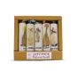 Cylindrical Purfumed Candle Gift Pack || Set of 5 || White Color || Saras Aajeevika 