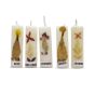 Cylindrical Purfumed Candle Gift Pack || Set of 5 || White Color || Saras Aajeevika
