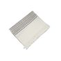 Handloom Unisex Muffler || Marino Wool || Off White & Grey || Saras Aajeevika
