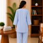 Cotton Short Kurti || Sky Blue Colour || M size || Saras Aajeevika