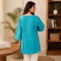 Cotton Short Kurti || Green Colour || L size || Saras Aajeevika