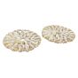 Handcrafted Seashell Coaster || Set of 2 || Saras Aajeevika