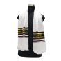 Handloom Mizoram Cotton Muffler || White & Maroon Color || Saras Aajeevika