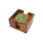 Handpainted Mango Wood Tea Coaster || Saras Aajeevika