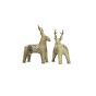 Dhokra Brass Net-Style Deer Set of 2 || Saras Aajeevika