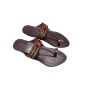 Kolhapuri Leather Women Chappal No 9 || Size 10.5 inch || Maroon Colour || Saras Aajeevika