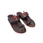 Kolhapuri Leather Men Chappal No 10 || Size 11.5 inch || Maroon Colour || Saras Aajeevika