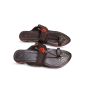 Kolhapuri Leather Men Chappal No 10 || Size 11.5 inch || Maroon Colour || Saras Aajeevika