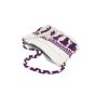 Cotton Sling Bag Off White & Purple || Saras Aajeevika