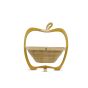 Bamboo Apple-Shaped Fruit Basket 12 inch || Saras Aajeevika
