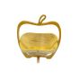 Bamboo Apple-Shaped Fruit Basket 12 inch || Saras Aajeevika