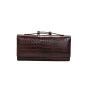 Pure Leather Clutch Wallet || Dark Brown || Saras Aajeevika