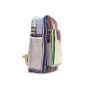 Unisex Cotton Backpack | 2 Compartments with Utility Organizer & Side Bottle Holder | 14 x 17 Inch | Saras Aajeevika