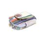 Unisex Cotton Backpack | 2 Compartments with Utility Organizer & Side Bottle Holder | 14 x 17 Inch | Saras Aajeevika