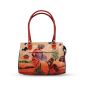 Camel Leather Shantiniketan Ladies Handbag 12 inch || Saras Aajeevika