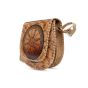 Camel Leather Shantiniketan Ladies Handbag  8 inch Konark || Saras Aajeevika