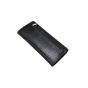 Buffalo Leather Clutch Wallet || Black Colour || 8 inch || Saras Aajeevika