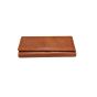 Buffalo Leather Clutch Wallet || Brown Colour || 8 inch || Saras Aajeevika