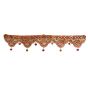 Kachchh Velvet Toran || Red with White Moti || 3ft || Saras Aajeevika
