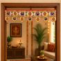 Kachchh Style Toran || White & Yellow Colour || 3.5ft || Saras Aajeevika