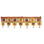 Kachchh Style Toran || White & Yellow Colour || 3.5ft || Saras Aajeevika