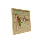 Bamboo Wall Hanging Frame Village Design 12*12 inch || Saras Aajeevika