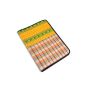 Bamboo File Folder Orange Check 13*10 inch || Saras Aajeevika