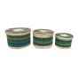Bamboo Green Jewellery Box || 6 inch || Set of 3 || Saras Aajeevika