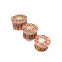 Bamboo Multi Colour Jewellery Box || 6 inch || Set of 3 || Saras Aajeevika